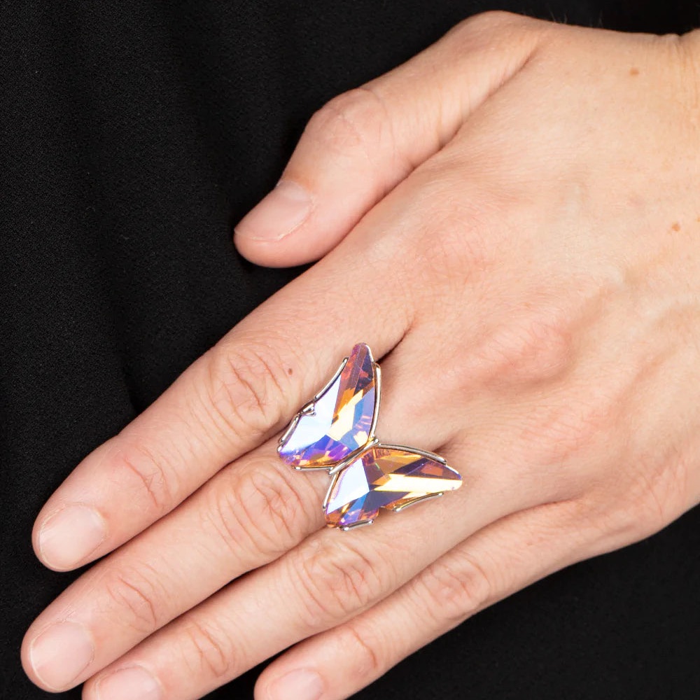 Fluorescent Flutter Orange Ring